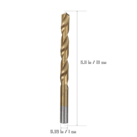 Ditch The Old Bits And Grab This Sick 19pc Set Of Cobalt Steel Twisted Drill Bits That Crush Metal Like Beer Cans For Super Fast And Easy Industrial Drilling Projects Today 5.11 in drill bit