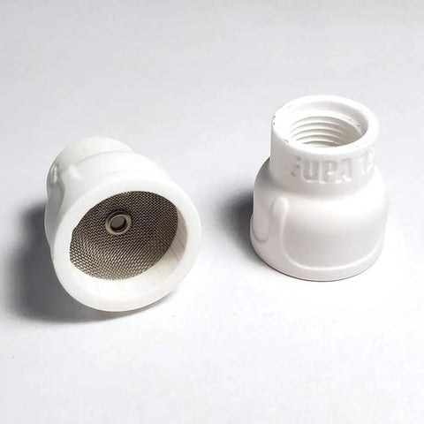 Cup FUPA 12 Ceramic Welding Cup Twin Pack With Gas Lens Diffuser Spare Cups Included Tungsten Support And DC Only Built For TIG Welders