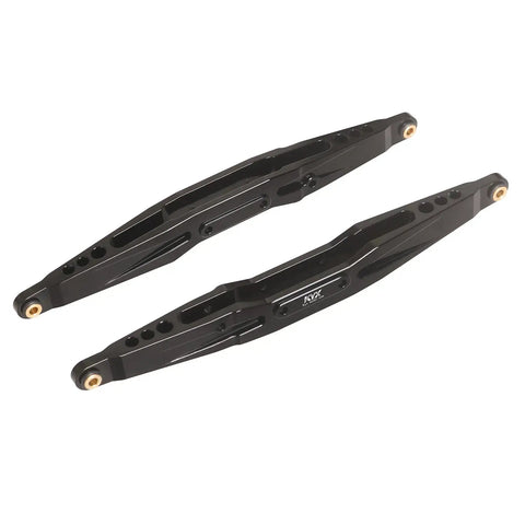 Aluminum Rear Trailing Arm Upgrade Kit For 1/10 Losi Baja Rey 2.0 F100 RC Crawler, Heavy Duty Link Set, black aluminum arms
