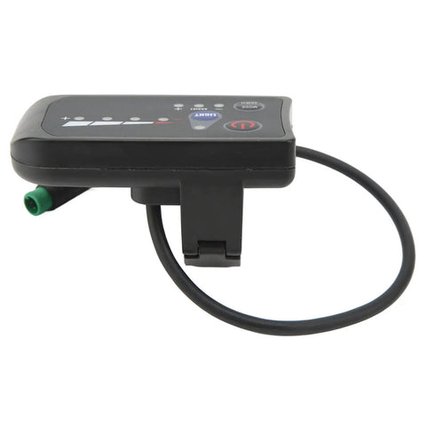 5 Pin Electric Bike Power Display Meter With LED Readout, Universal Handlebar Panel For 24V E Bike And Mountain Bike, Easy Mount