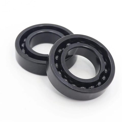 High Temperature Sealed Ball Bearing 6002 Size Built Like A Tank Heavy Duty Workhorse 500 Degree Rated Industrial Grade Hardened Steel Double Shielded 15X32X9 Mm replacement parts featuring dual black shields and visible ball bearings.