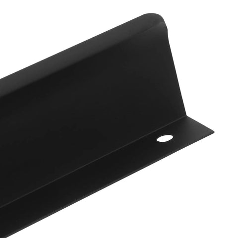 Close-up of Matte Black Aluminum Finger Edge Cabinet Pulls 150mm Hidden Concealed Drawer Handles 10 Pack For Kitchens And Furniture Cabinets