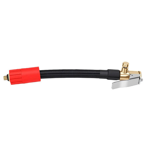 16cm Tire Inflator Extension Tube With Clip On Air Chuck Hose Quick Connect Adapter for Cars Motorcycles Electric Vehicles and Bikes