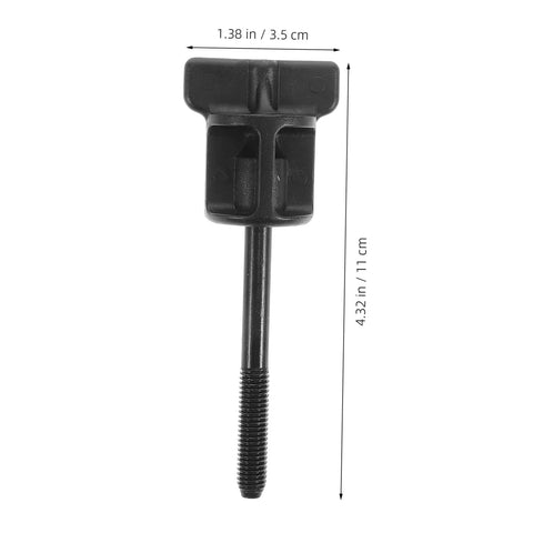Spare Tire Hold Down Bolt Aluminum Tire Screw Nut Lock For Cars Fit Civic HRV Secure with 3.5 cm head, 11 cm length.