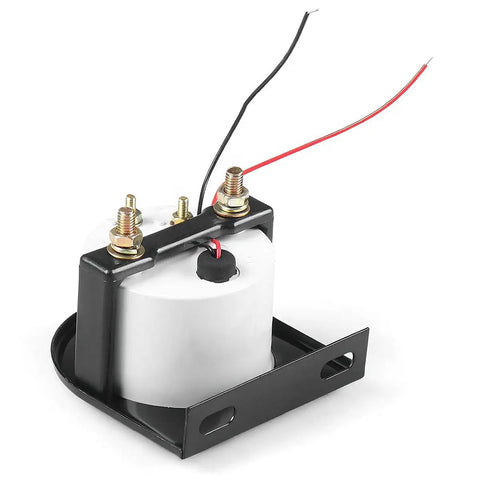 Back view of 2-Inch Universal Car Fuel Gauge Kit For 12V Vehicles With 240-33 Ohm Sender, metal core, plastic casing, wires visible.