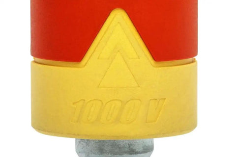 Close-up of Eshok Guard Three Eighths Inch Drive Socket Isolator with 1000V marking for heavy-duty use.