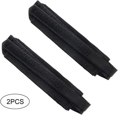 2 Pack Black Pedal Straps For Fixed Gear And Kids Bikes With Toe Clips Tape Durable Nylon And Easy Install Secure Foot Grip On Pedals