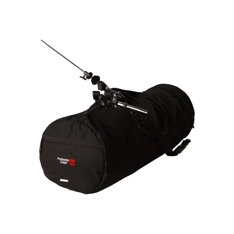 Built Tough Drum Hardware Carry Bag With Adjustable Shoulder Strap And Dual Grips, Heavy Duty 600 Denier nylon gear bag with cymbal stand.
