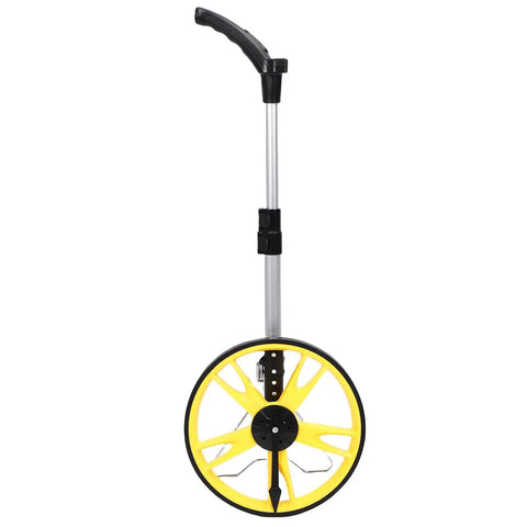 Marhynchus Telescopic Measuring Wheel for Precise Measurement with yellow wheel and adjustable handle for easy measurement.
