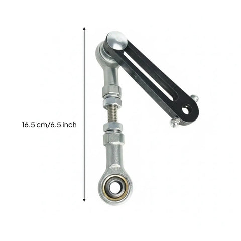 Adjustable Ball Joint Linkage Kit for DIY Projects and Hobbyists Built To Last Rotating Mechanical Linkage Assembly with Swing Arm and Fish Eye Joint Large Size Set for Smooth Movement and Reliable Custom Motion, 16.5 cm metal linkage