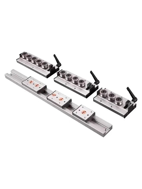 Top Tier Silver Dual Axis Linear Guide Sgr10 Block With 28mm Width Fits 500 600 800 And 1000mm Long Runs layout with multiple linear guides.