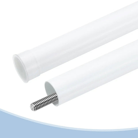 100mm TR8X1 Lead Screw With Brass Nut For 3D Printers, 1mm Pitch 1 Start, 304 stainless steel rod, inside plastic packaging tube