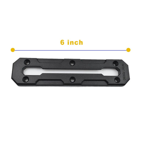 Low Profile Nylon Kayak Track Mount System For Rail Gear Including Fishing Rod Holders And Cup Holders Corrosion Resistant Easy Install 6 Inch 6 inch nylon kayak rail mount