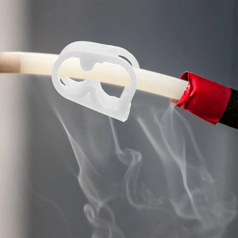 20 Pack Adjustable Flow Control Tube Clamps Easy To Use 1/4 To 5/16 Inch White Plastic Pinch Valves For 5-8mm Hose