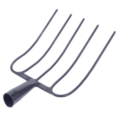 Handheld Manure Fork For Farming And Outdoor Work Durable Iron Pitch Fork For Grass Maintenance And Manure Handling A Real Go To Farm Tool