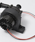 Compact Pwm Water Pump 12 Volt Electric Coolant Circulator For No Sweat Engine Bay Cooling and Beefy Thermal Regulation In Cars and EVs With Smart Temp Sync and Easy Mount, showing motor and fitting.