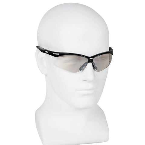 V30 Nemesis Indoor Outdoor Lens Safety Eyewear With Scratch Resistant Polycarbonate Lenses on mannequin head
