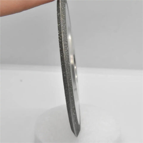 Side view of Heavy Duty Cylindrical Grinding Wheel For Tungsten Steel And Ceramic Sharpening Disc With 200 320 400 Grit 125mm.