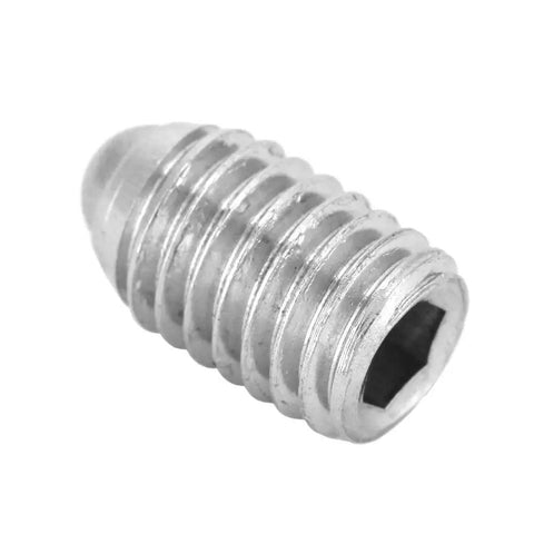 20 Pack Heavy-Duty M8 Spring Ball Plungers, Slick Stainless Steel Hex Socket Inserts, Hardcore Precision Threaded Push-Fit Fastener in focus
