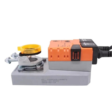 Built Tough Rotary Actuator For Ventilation Valves With Zero Sweat 20 Nm Torque And Straight Up AC 100 To 240 Volt Hook Up motor with compact design.