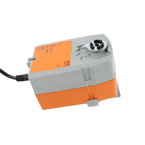 Plug And Play Rotary Actuator With Reliable Fail Safe Protection For Industrial Ball Valves 24 Volt Ac Dc Driven Designed For Zero Hassle Installation 2.5 Nm Torque Smooth Open Close Action side view showing connection and design.