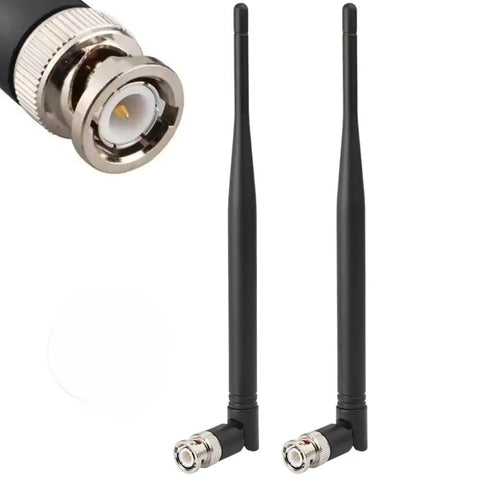 4 Pack UHF Wireless Antennas With BNC Male Connectors For Wireless Microphone Receivers Omnidirectional 6dBi Gain