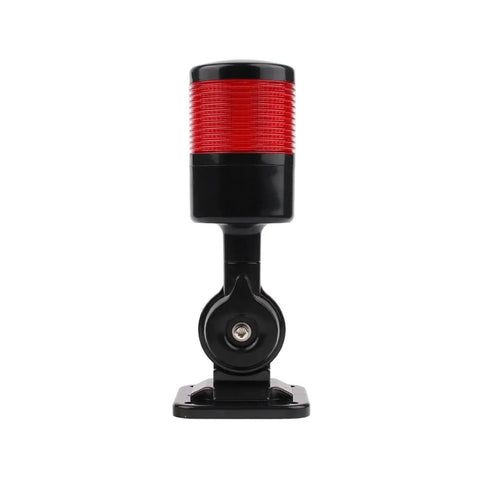 Straight Up Heavy Duty Multi Layer Led Signal Tower And Industrial Status Lamp With 55 MM Stacked Warning Beacon For Shop Floor Machinery, red beacon