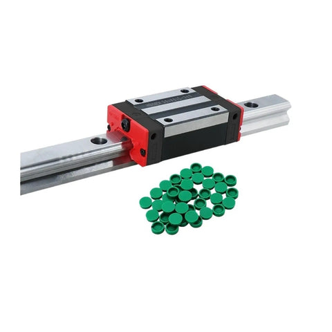 Top Notch Precision Linear Guide Rail Kit With High Durability HGH20 And Slides For DIY Builds Smooth Motion And Low Friction, rail block and caps