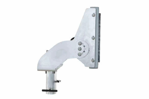 Heavy Duty Solar Led Area Light 150W Hazardous Location C1d2 C2d1 Certified Slip Yoke Mount with adjustable brackets.