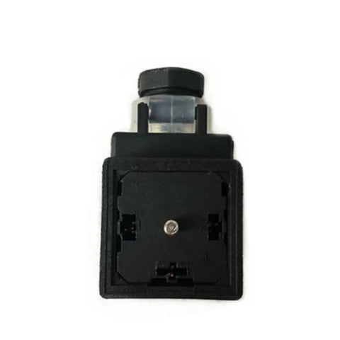 Heavy Duty Solenoid Valve Plug Coil With Bright Status Light Compatible With Proportional Valves Easy Plug And Play Install, top view.