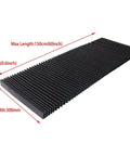 Flexible Accordion Bellows Cover For CNC Milling Machines With 1 5m Heavy Duty Pro Grade Stretch Rail Dust Guard And Oilproof