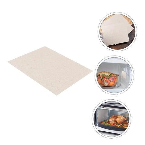20 Pieces Heat Resistant Mica Plate Sheets For Microwave Oven Waveguide Cover Insulation Replacement And Repair Kit with cooking illustrations