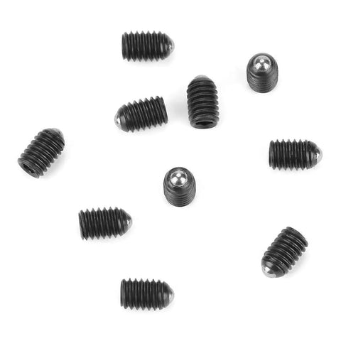Heavy Duty 20 Piece Hex Socket Spring Ball Plunger Set In Built Tough Carbon Steel with assorted black hex sockets.