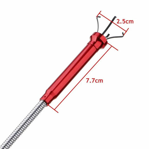 Flexible Claw Grabber Tool With LED Light Reaches Tight Spots Under Furniture Crevices And Drains Magnetic Head Picks Up Small Metal Debris Ideal DIY Handyman Gift For Men And Women