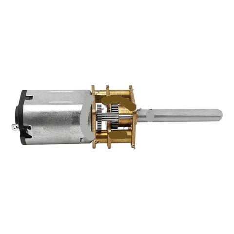 Top Shelf N20 Metal Gearbox Speed Reduction Motor For Smart Cars And Electronic Locks Runs Clean On DC 3V Or 12V With 3X20mm Steel Shaft, showcasing steel shaft and metal gearbox.