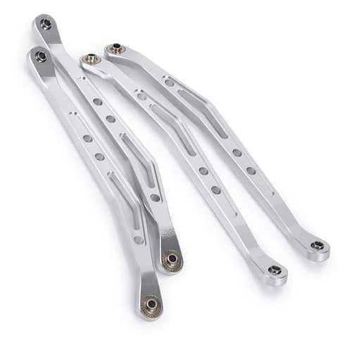 8 Piece Aluminum Alloy Chassis Linkage Rod Arm Set Upper And Lower Suspension Linkage For 1 By 10 Axial Wraith 90018 RC Car Upgrades