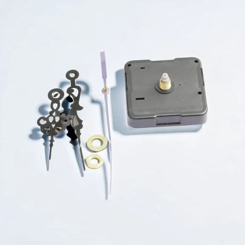 Quartz Clock Movement Mechanism DIY Repair Kit With Red Second Hand Practical Wall Clock Parts Easy Install Replacement Battery Powered Not Incl...