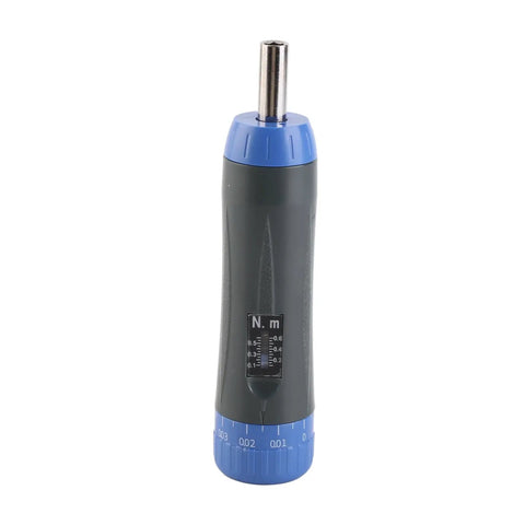 Super Precise Adjustable Torque Screwdriver For Fine Electronics And Machinery Work with 0.1 to 0.6 Nm settings.