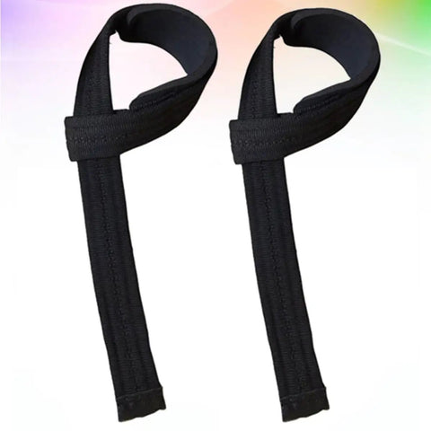 One Pair Weightlifting Straps For Gym Training, Lightweight Cotton And Polyester Wrist Wraps With Tight Fit Design, Pro Grade Lifting