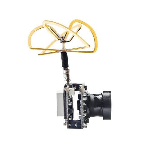 Ultra Lightweight FPV Transmitter And Camera Bundle With 5.8GHz 200mW Raceband, 600TVL 1 Quarter CMOS Mini AIO Camera, Clover Antenna