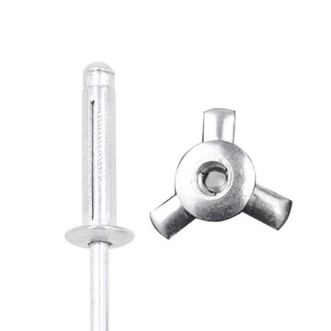 Close-up of Rugged Aluminum Pop Rivets Kit With Steel Mandrel And Rust Resistant Cap showing detailed structure.
