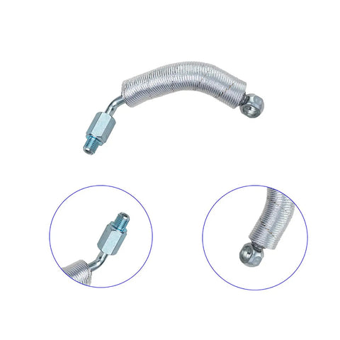 Turbo Oil Return Drain Line And Oil Feed Pipe Kit For Chevy Cruze Sonic Trax Buick Encore 1.4L Turbo Engine 4 Piece OEM Replacement Set Compatible 55567067