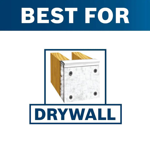 Drywall Dimpler Screw Setter With Automatic Countersink And Preset Depth, image of drywall application illustration