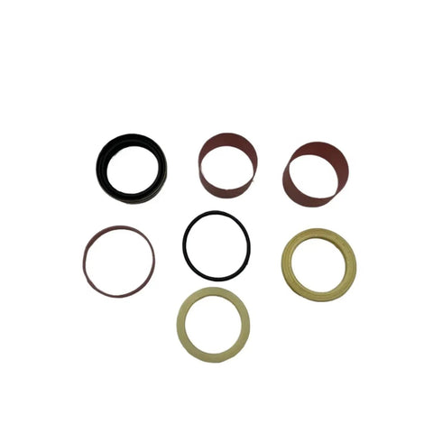 Shop Grade Forklift Mast Repair Kit Featuring Premium Hydraulic Cylinder Seal Swap For Fd20 Fd25 And F18c Units parts display of various seals.
