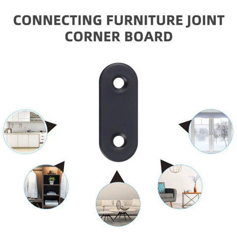 Flat Corner Brackets 12 Pack Stainless Steel Mending Plates For Wood Shelves And Wardrobes Cabinets And Furniture Repair Built To Last