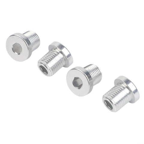 Four Pack M10xP1.0 Rear Derailleur Hanger Bolts Aluminum Alloy Tail Hook Screws for Bike Chain Tensioner Installation