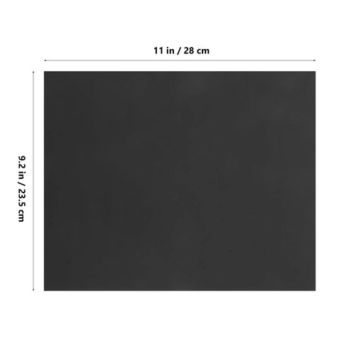 Grab This Awesome 10-Pack Super Fine Carborundum Sandpaper Set For Metal And Plastic Projects That Flips Your Woodworking And Furniture Refinishing Into A Total Game Changer With Portable Compact Design For Any Job, showing a grey sandpaper sheet measuring 11 x 9.2 inches.