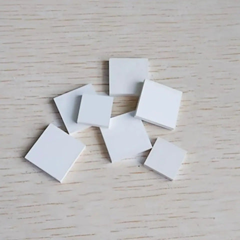 Boron Nitride Ceramic Square Sheet BN 99 Percent For Heat Sink And Experimental Use 7mm By 100mm By 100mm Single Piece.