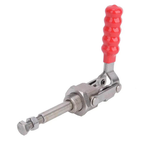 Beefy 304 Stainless Steel Toggle Clamp With Push Pull Handle, Heavy Duty Workpiece Hold, Smooth 180 Degree Rotation, 136 Kg Gripping Force