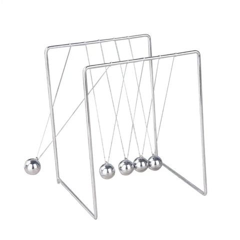 Pendulum Dynamics Energy Balance Desktop Decor Kit with metal balance balls for physics learning and cool desk aesthetic